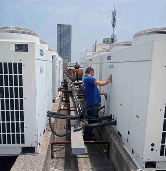 平乐中央空调制热和不制冷系统维修方法